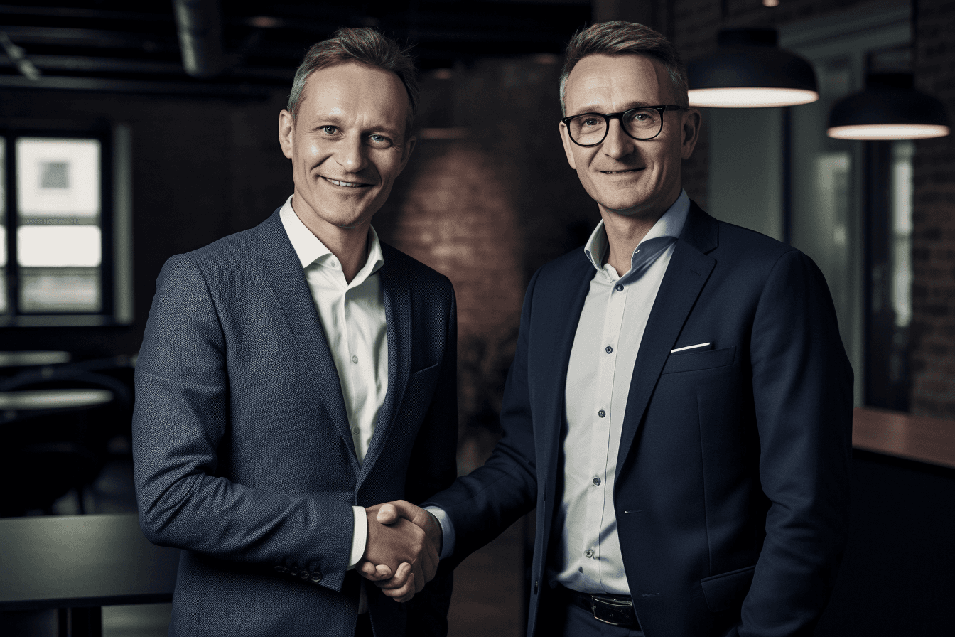 Business handshake